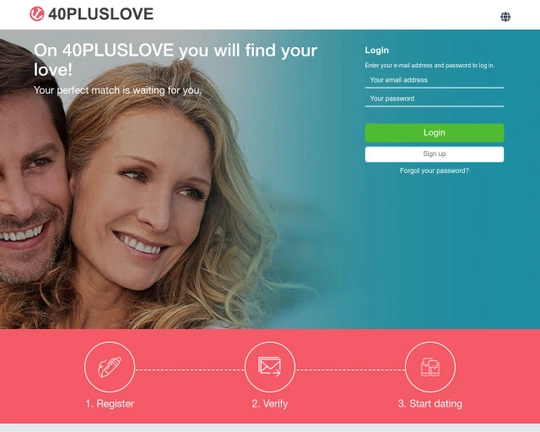 40 Plus Love Logo