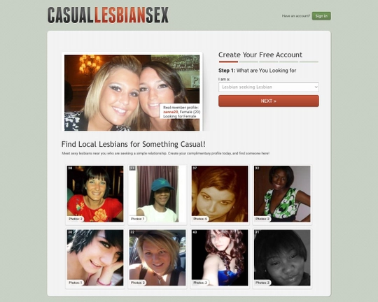 Casual Lesbian Sex Logo