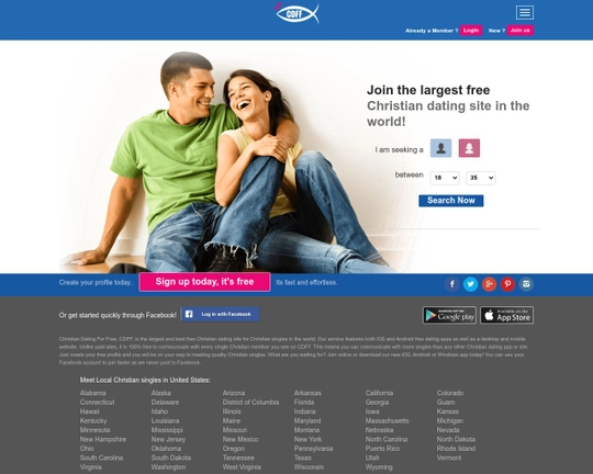 Christian Dating For Free Logo