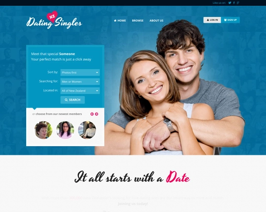 Dating NZ Singles Logo