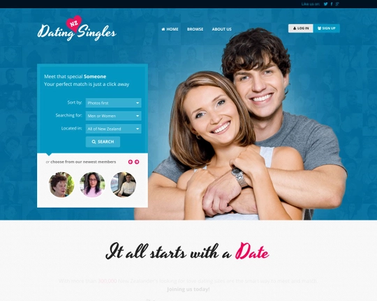 DatingNZSingles Logo