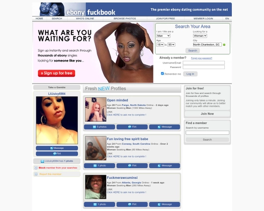 Ebony Fuckbook Logo