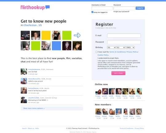 Flirt Hookup Logo