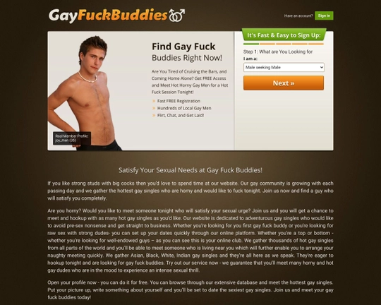 Gay Fuck Buddies Logo