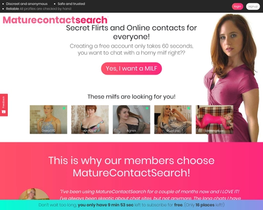 MatureContactSearch Logo