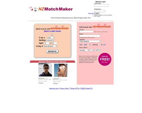 NZmatchmaker Logo