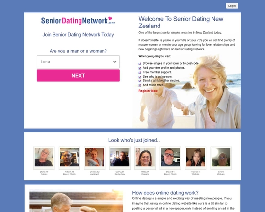Seniordatingnetwork Logo